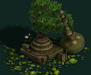 Kashayana Buddhist Forest Broken Water Pagoda 1