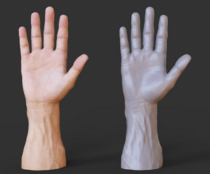Male Hand Pose - Gesture - 01