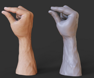 Male Hand Pose - Gesture - 02