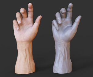 Male Hand Pose - Gesture - 03