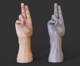 Male Hand Pose - Gesture - 07