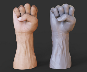 Male Hand Pose - Gesture - 11
