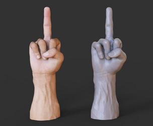 Male Hand Pose - Gesture - 13