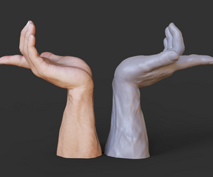 Male Hand Pose - Gesture - 25