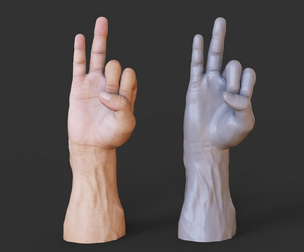 Male Hand Pose - Gesture - 29
