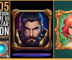 505 Cartoon Game UI Avatar Icon