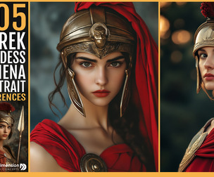 505 Greek Goddess Athena Portrait