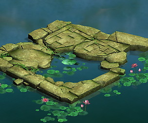 Game Model - Kasyapa Forest Water Platform