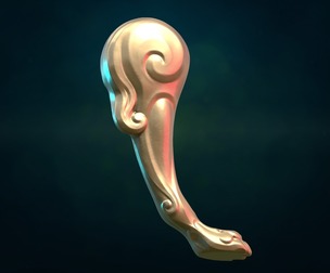 Lion Leg paw