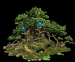 Game Model - Kashayana Buddha Forest Trail Tree