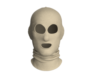 Men Rib Face Mask | Marvelous / Clo3d / obj / fbx