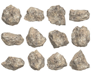 12 Rock Boulder Collection