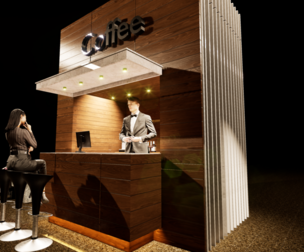 Elite coffee shop 3D model