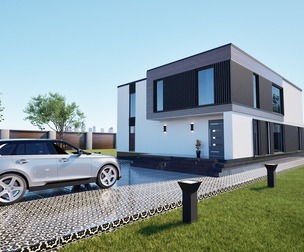 Modern House cottage 3D model