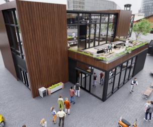 Comercial office 3D model