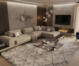 Sofa Furniture and table 3D model
