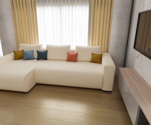 Sofa Furniture and table 3D model