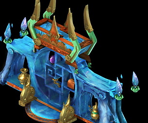 Game model - furniture cabinet Ice Lingxian lattic