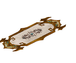 Game Model - Family Interior Items Fox Fur Carpet