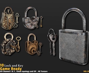 10 Lock & Key Game Ready-VOL01