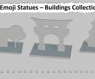 Emoji Statues – Buildings Full Collection