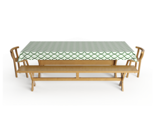 Rustic Wooden Dining Set with Benches and Chairs