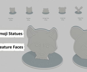 Emoji Statues – Creature Faces Collection