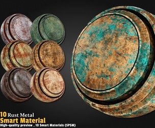 Rust Metal Smart Material Substance 3d Painter