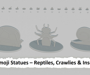Emoji Statues – Creature: Reptiles, Crawlies & Insects Full Collection