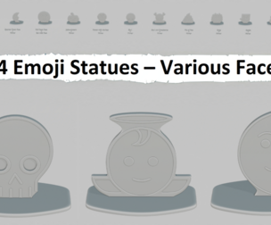 Emoji Statues – Creature: Various Faces Collection