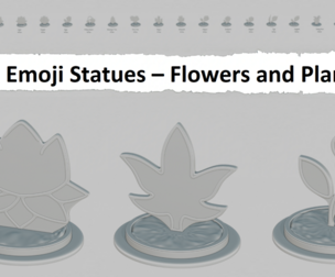 Emoji Statues – Flowers and Plants Full Collection