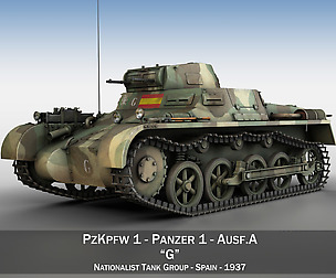 PzKpfw 1 - Panzer 1 - Ausf. A - G