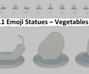 Emoji Statues – Food: Vegetables Collection