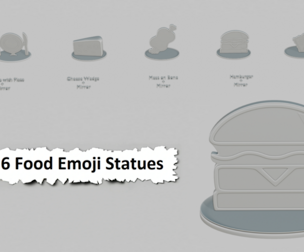 Food Mini Pack Emoji Statues