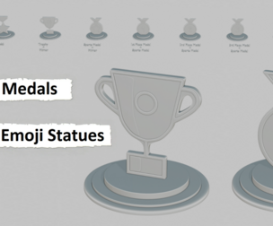 Emoji Statues – Games: Medals Collection