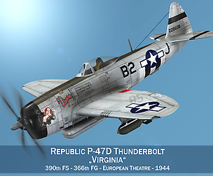 Republic P-47D Thunderbolt - Virginia