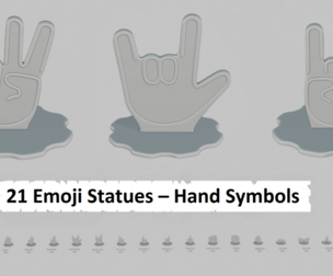 Emoji Statues – Hand Symbols Full Collection