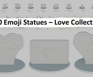 Emoji Statues – Love Collection