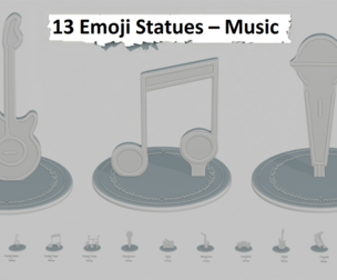 Emoji Statues – Music Collection