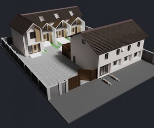 Modern Houses cottage 3D model
