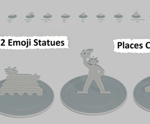 Emoji Statues – Places Collection