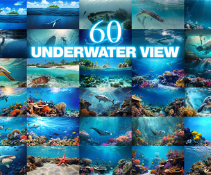 60 Underwater Scene, Marine Life, Coral Reef, Underwater World, Ocean Wildlife, Sea Life