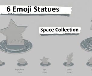 Emoji Statues – Space Collection