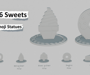 Sweets – Mini Pack Emoji Statues