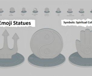 Emoji Statues – Symbols: Spiritual Collection