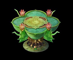 Game Model - Family Objects - Bamboo Table