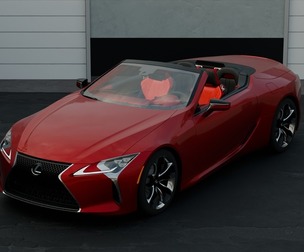 Lexus LC 500 High-Detail 3D Model with Fully Detailed Interior & Exterior
