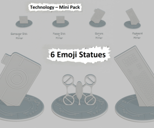 Technology – Mini Pack Emoji Statues
