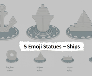 Emoji Statues – Vehicles: Ships