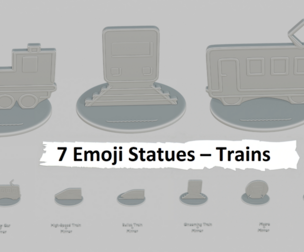 Emoji Statues – Trains